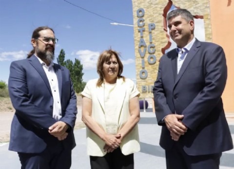Inauguraron obras de infraestructura y anunciaron un nuevo puesto sanitario para Octavio Pico