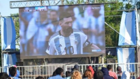 Así se podrá disfrutar en Neuquén de la final del Mundial Qatar 2022, en pantallas gigantes