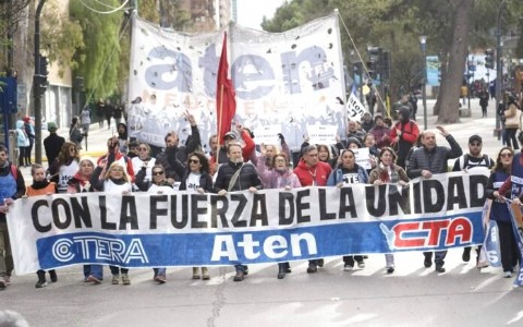 El paro de ATEN tiene una adhesión promedio del 38 por ciento