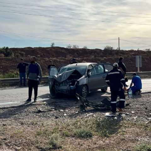 Grave colisión genera caos y una fila de vehículos de kilómetros