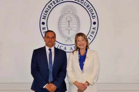 Nicolini destacó el trabajo conjunto con Nación para fortalecer la seguridad