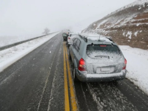 Precaución por lluvias y nevadas en la provincia
