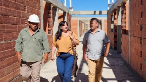 Buen ritmo de avance de la escuela de Nehuen Che en Junín de los Andes