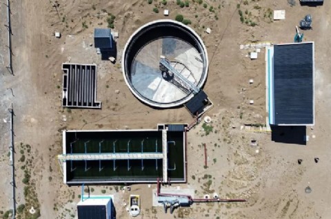 Finalizaron la planta cloacal de Loncopué tras retomar una obra paralizada por Nación