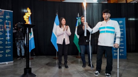 El fuego paralímpico y la ilusión de Iñaki Basiloff se encendieron en Neuquén