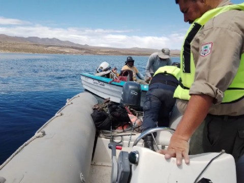 Apareció en buen estado de salud el pescador perdido en la zona de Alicurá