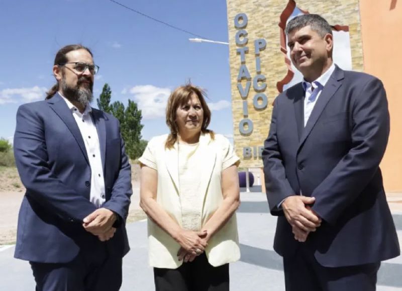 Inauguraron obras de infraestructura y anunciaron un nuevo puesto sanitario para Octavio Pico
