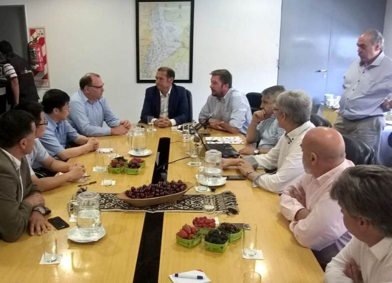 Gutiérrez celebró el posicionamiento de las cerezas de la región patagónica en el mercado internacional